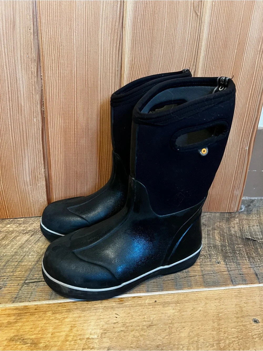 Bogs Kids Black Waterproof Insulated Boots